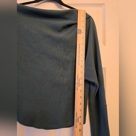 Free People We The Free Fuji Thermal, Teal - Size M Medium - Picture 8 of 11